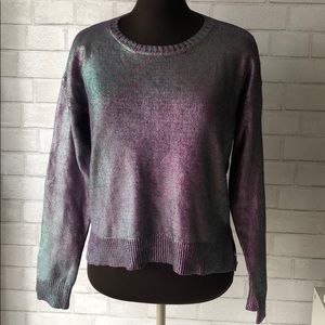 Hot Topic Iridescent Purple Sweater M